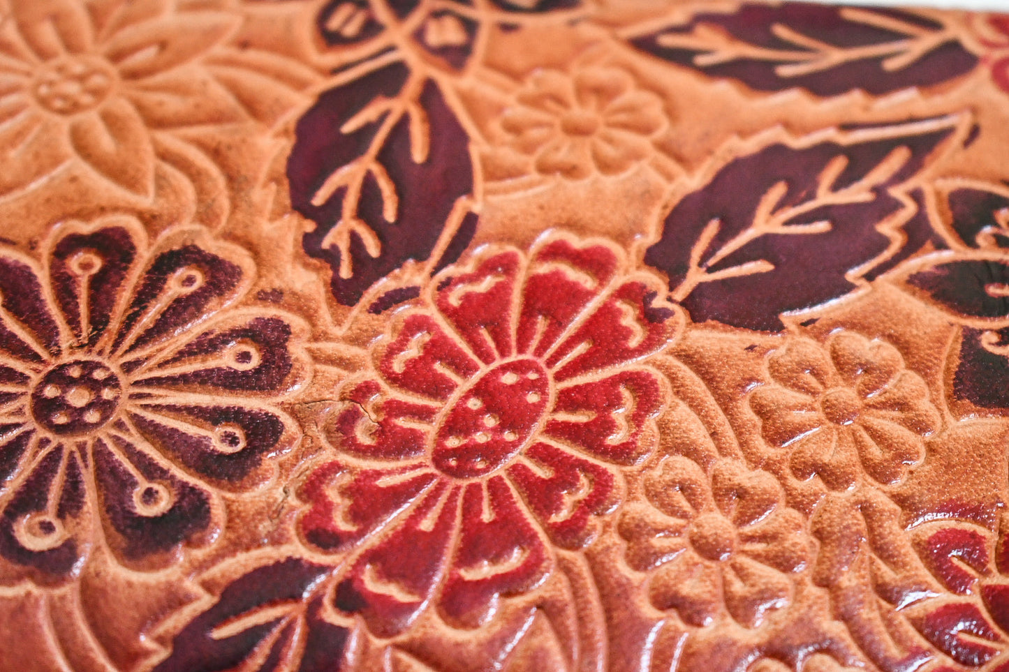 Shantiniketan Leather Clutch - Medium